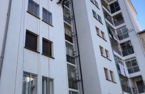 Rehabilitación fachada trasera