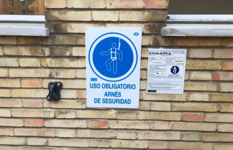 Instalación de anclajes homologados