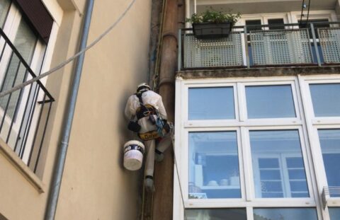 Sustitución de chimeneas de fibrocemento