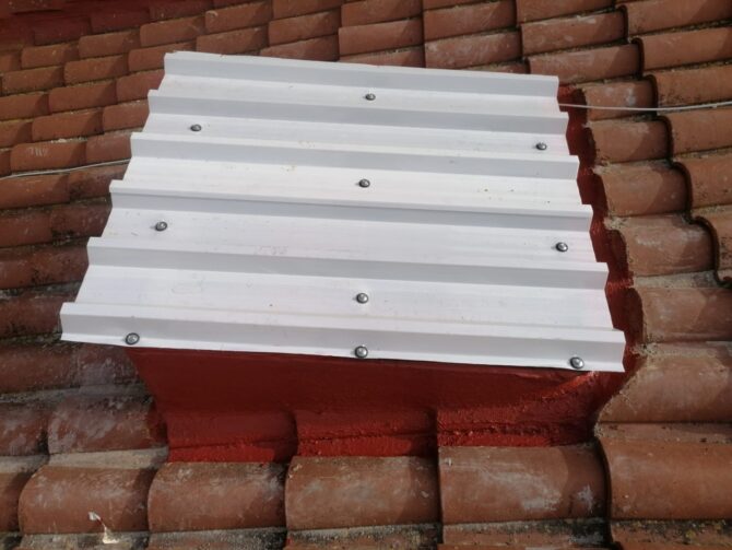 Instalacion de pequeño lucernario