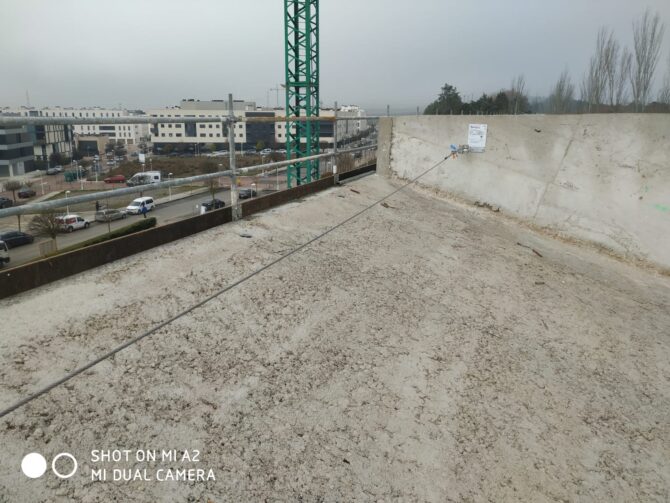 Instalación de 4 lineas de vida