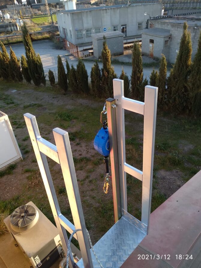 Instalación de Seguridad en Cubierta