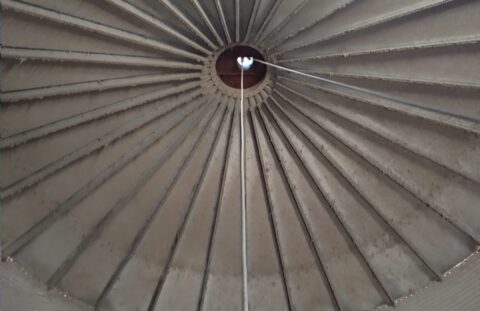 Limpieza de silo