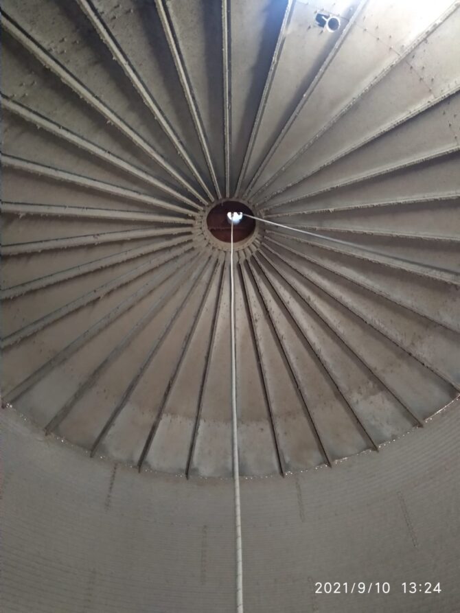 Limpieza de silo