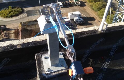 Instalación de linea de vida