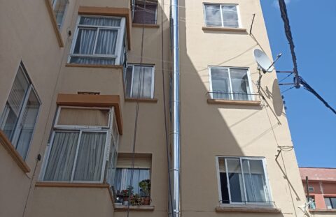 Sustitución de chimenea de fibrocemento